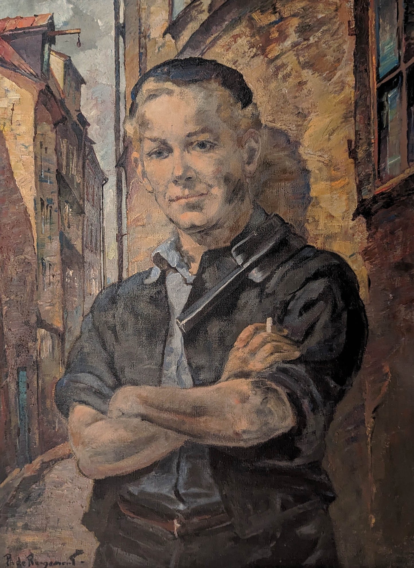 Young Man Smoking