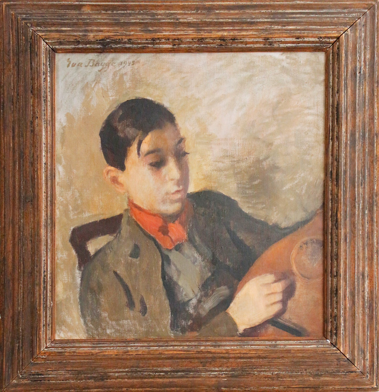 A boy and his guitar