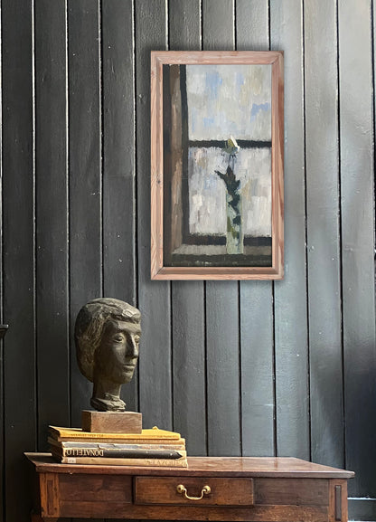 RESERVED Flower on a Window Sill